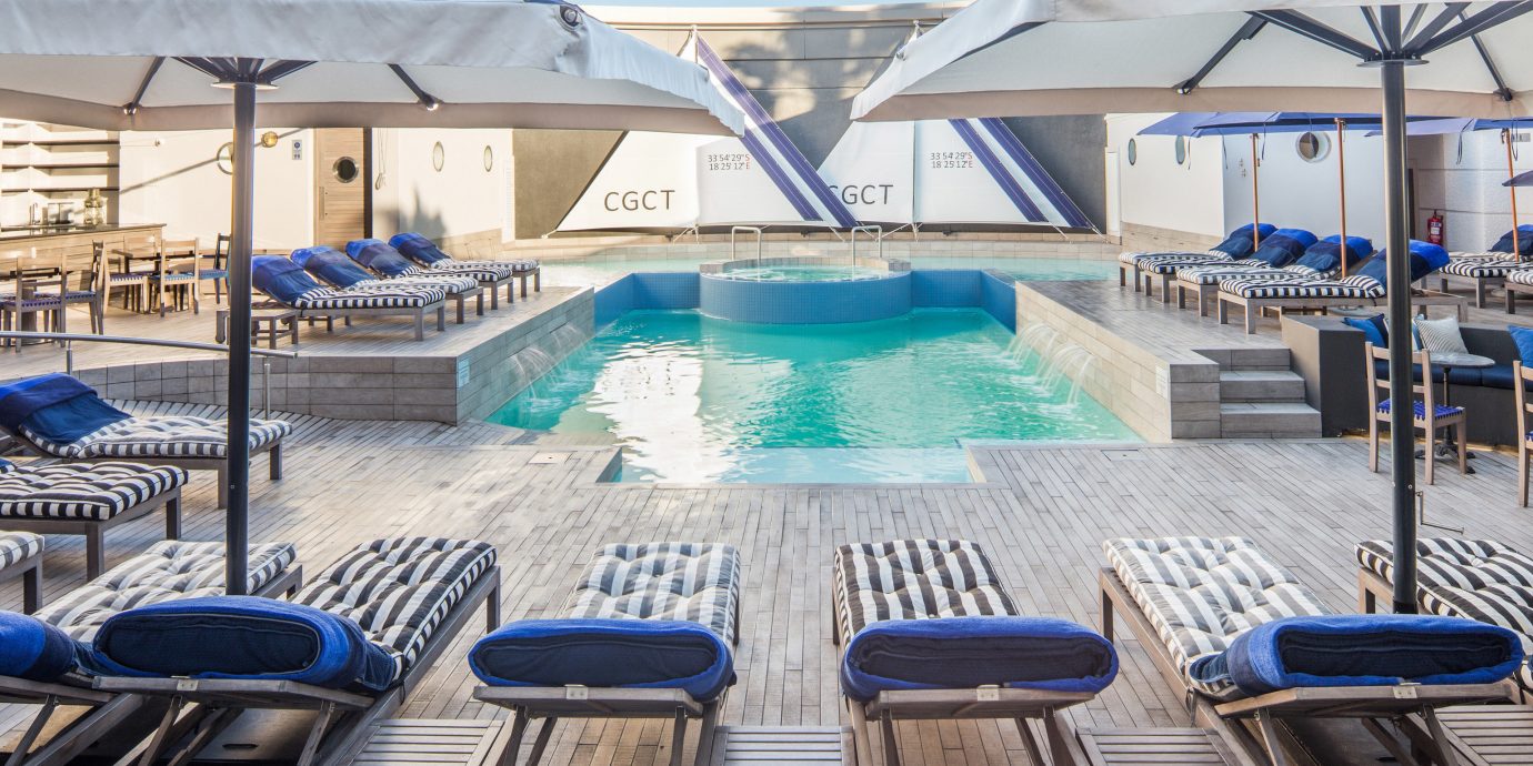 sky swimming pool leisure property marina dock Resort vehicle yacht passenger ship Villa blue