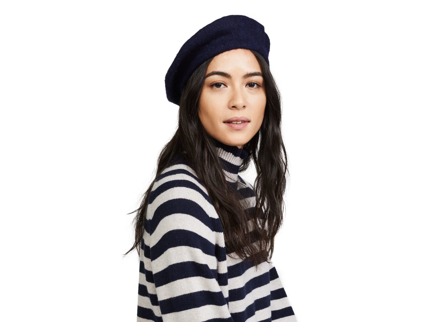 Travel Shop Travel Trends person clothing headgear cap beanie knit cap hat posing striped neck scarf pattern girl product
