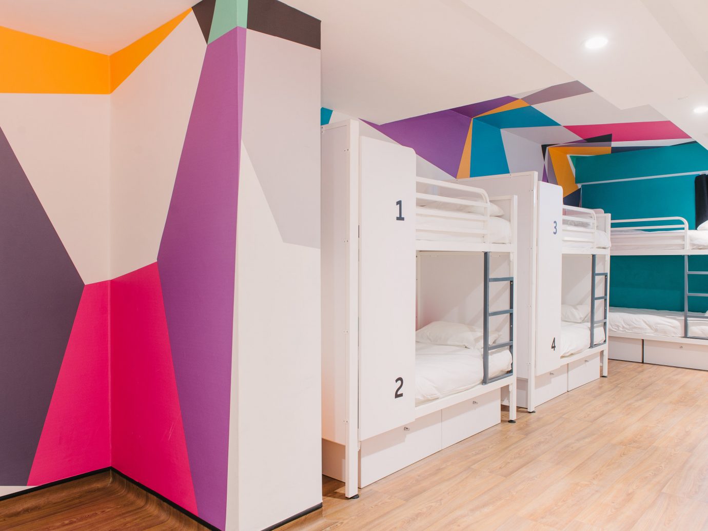 Budget Hotels London floor indoor color room interior design furniture bed home Design colored