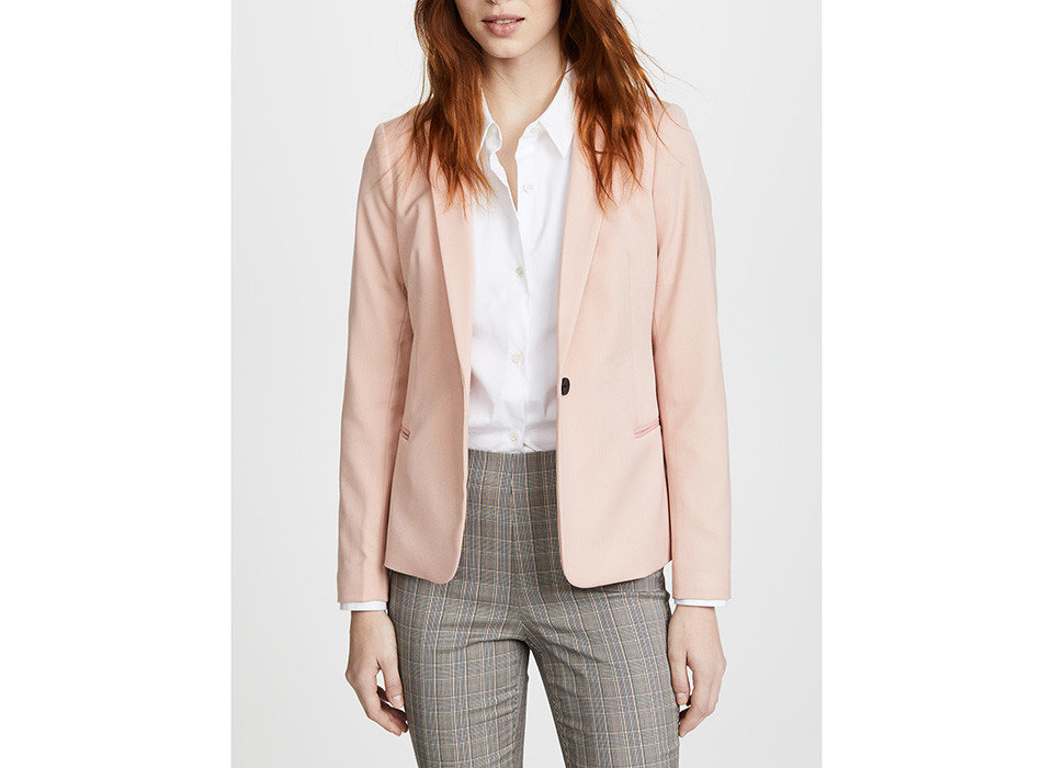 Style + Design Travel Shop person clothing blazer jacket posing formal wear outerwear standing suit wearing fashion model tuxedo sleeve peach top neck button