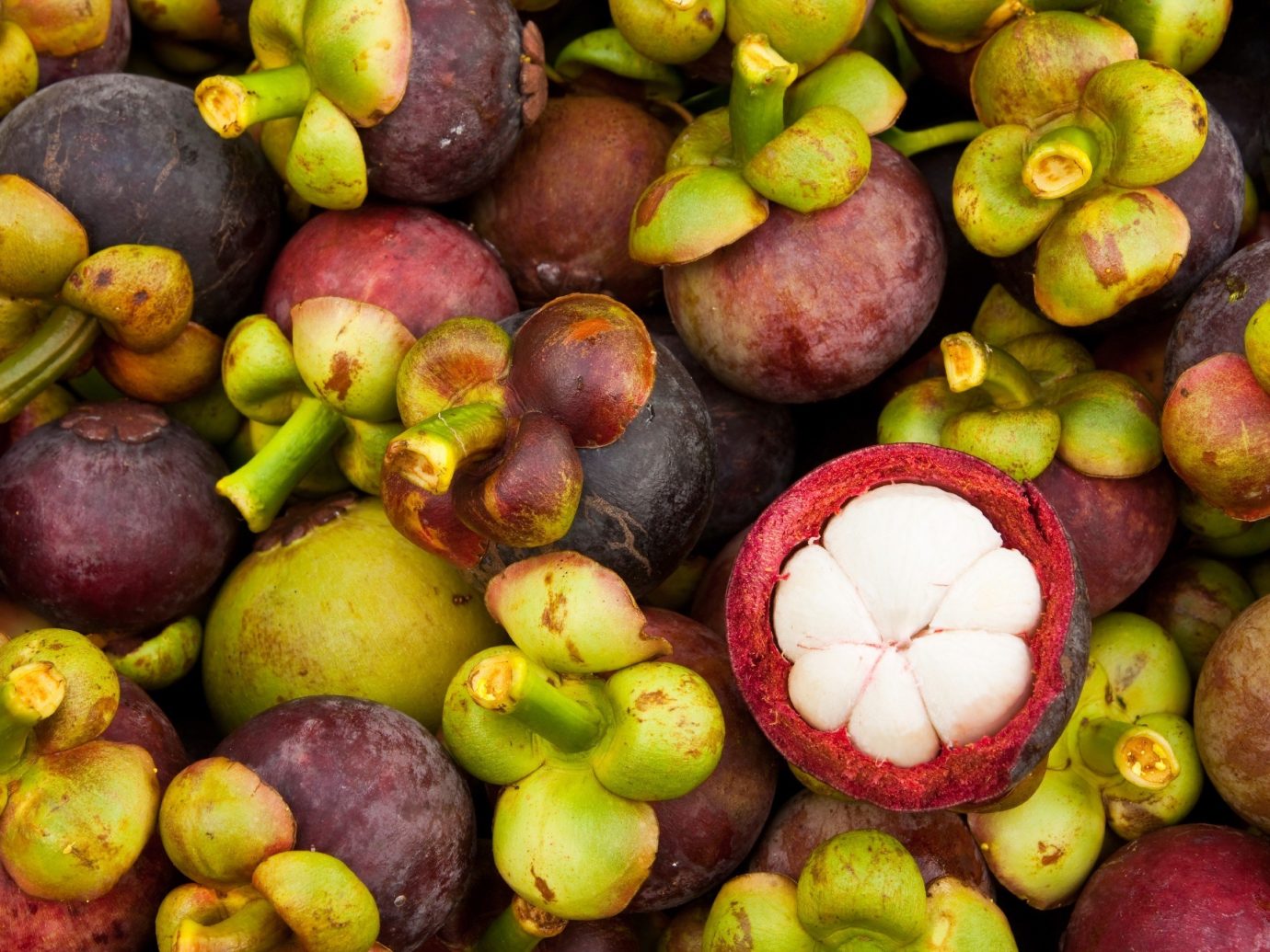 Food + Drink food produce plant fruit purple mangosteen land plant apple flowering plant