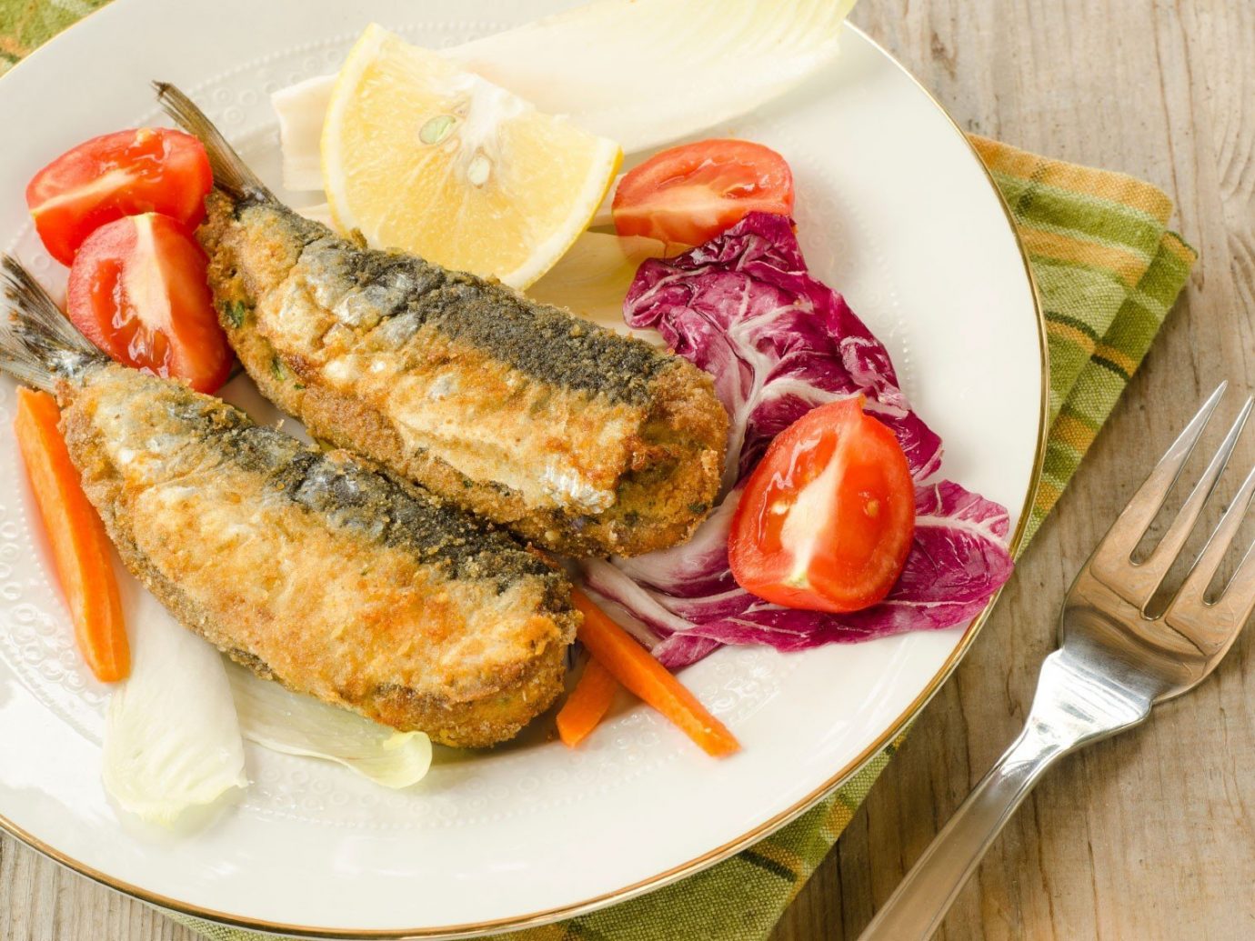 Food + Drink plate food table dish produce cuisine meat vegetable sardine meal fish sliced