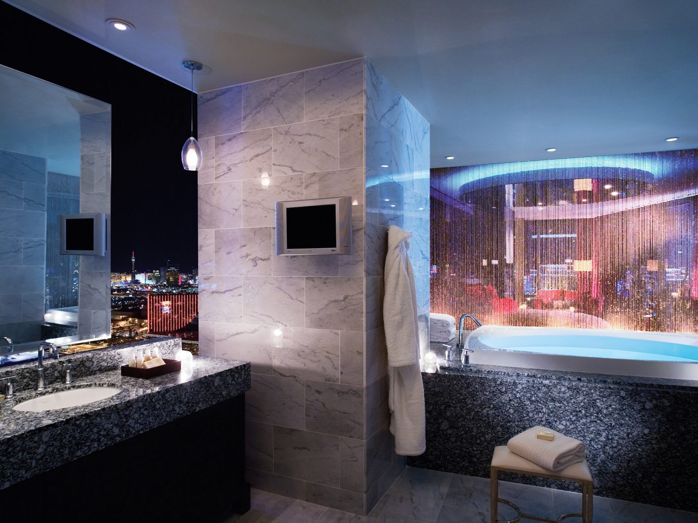 Bathroom in the Sky Villa, Palms Casino Resort in Las Vegas