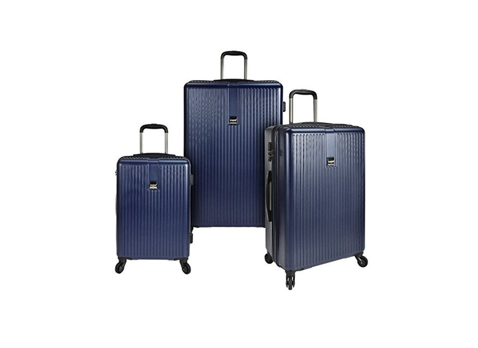 U.S. Traveler Sparta Luggage Set, Packing Tips Style + Design Travel Shop luggage suitcase product trouser press product design appliance electric blue luggage & bags