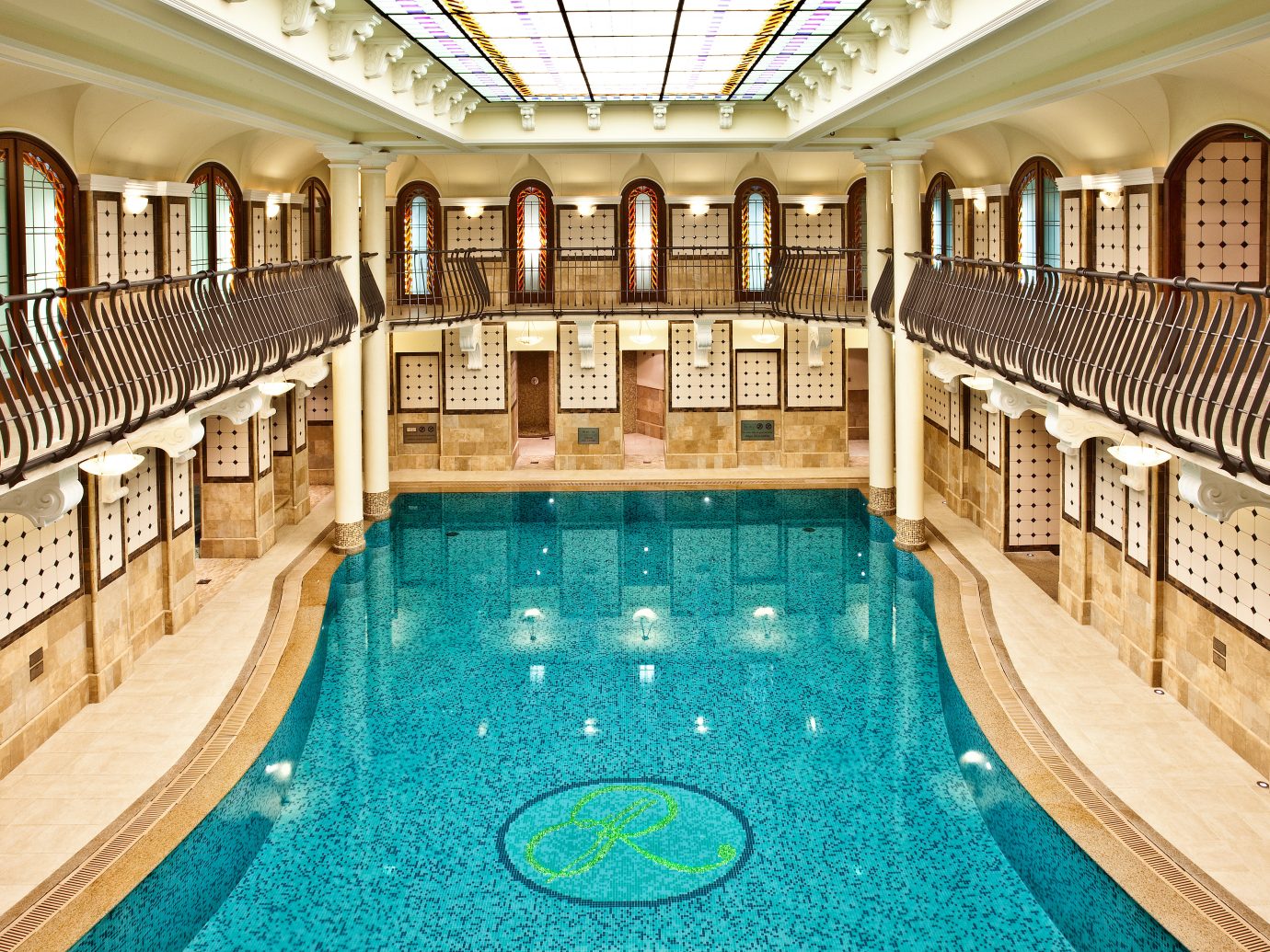 City Elegant Family Historic Luxury Pool Trip Ideas indoor floor ceiling swimming pool property estate leisure palace mansion Resort furniture
