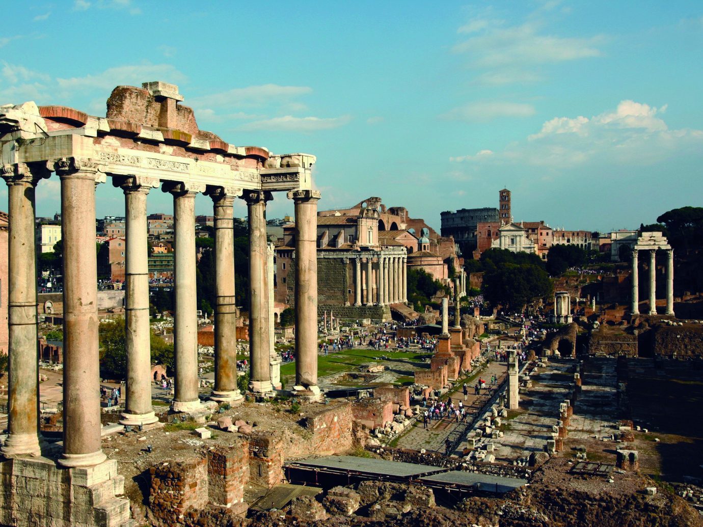 Budget Trip Ideas sky outdoor building landmark historic site Town structure ancient rome human settlement ancient history cityscape Ruins ruin ancient roman architecture palace plaza colonnade several