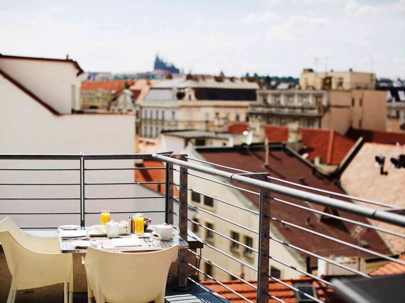 Balcony Buildings Dining Drink Eat europe Hotels Luxury Prague Romantic Scenic views vehicle Boat watercraft ship