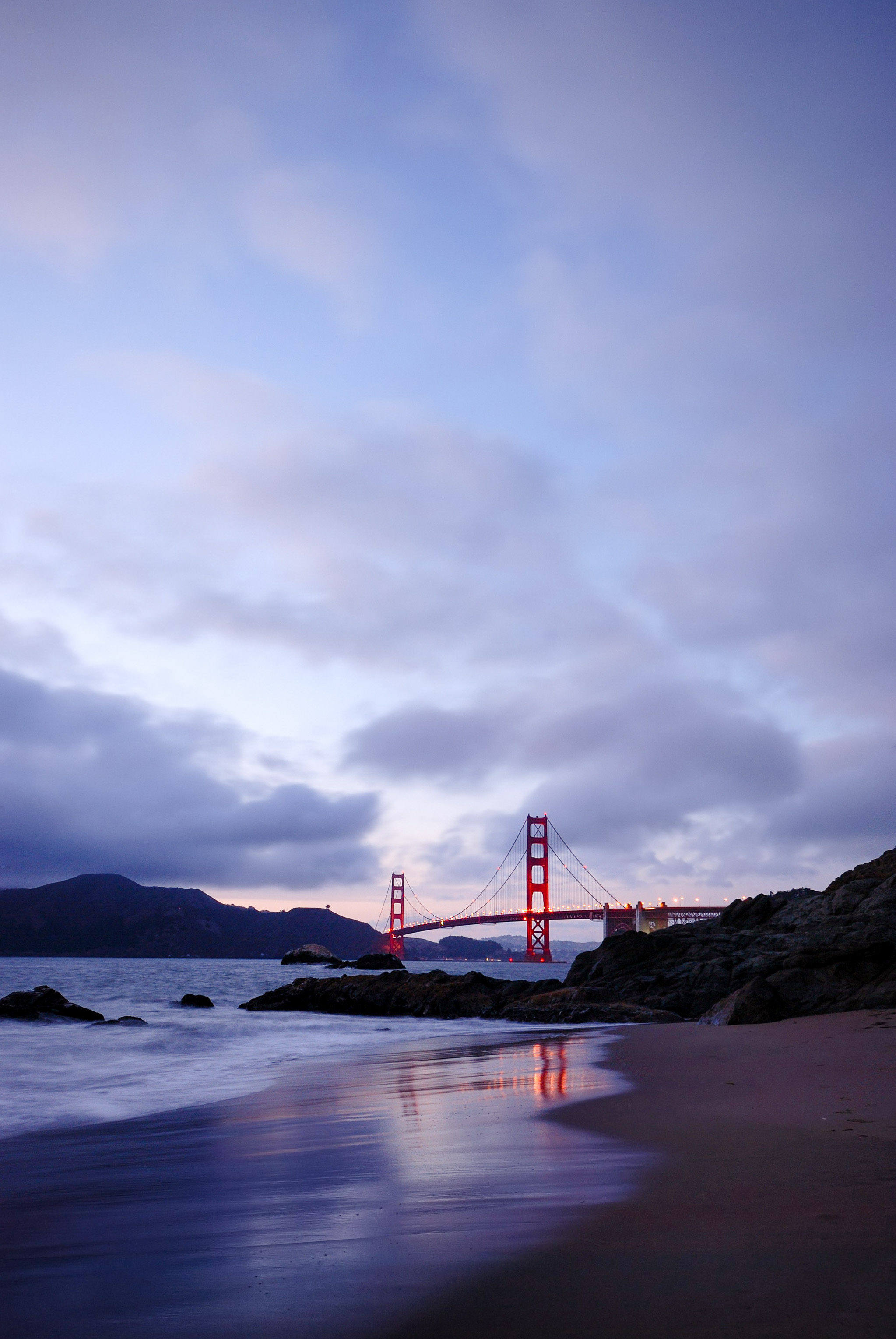 Golden Gate Bridge evening