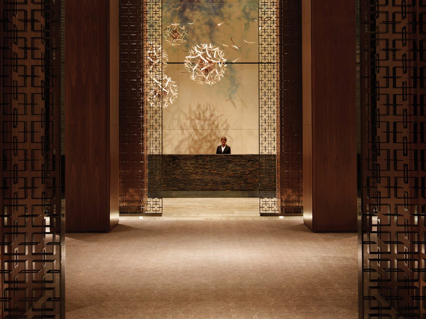 Architecture Canada Design Hotels Lobby Luxury Resort Toronto indoor wall floor flooring interior design wood lighting window covering door altar tiled