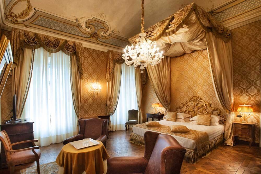 europe Hotels Italy Romance indoor wall floor room chair interior design restaurant Suite ceiling window treatment window furniture estate function hall curtain decorated
