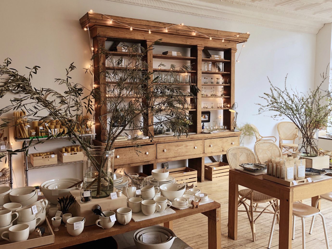 Influencers + Tastemakers indoor furniture interior design dining room table restaurant cluttered
