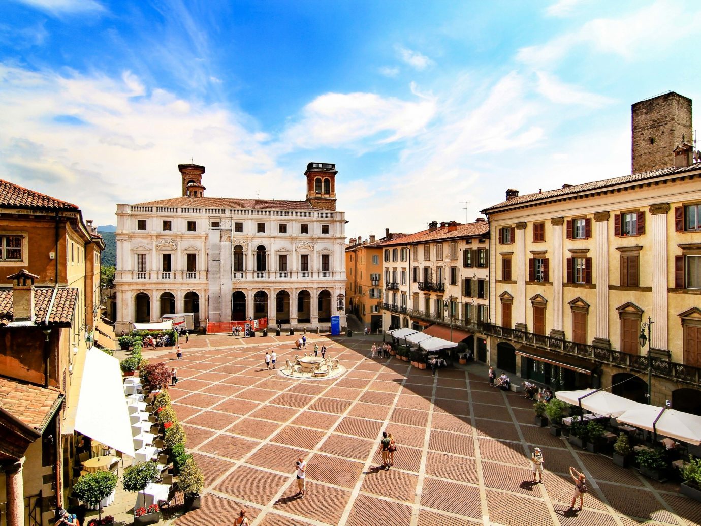 europe Italy Off-the-beaten Path Trip Ideas landmark Town property City sky plaza town square building neighbourhood historic site estate residential area real estate apartment facade tourism house ancient rome mansion window stately home roof