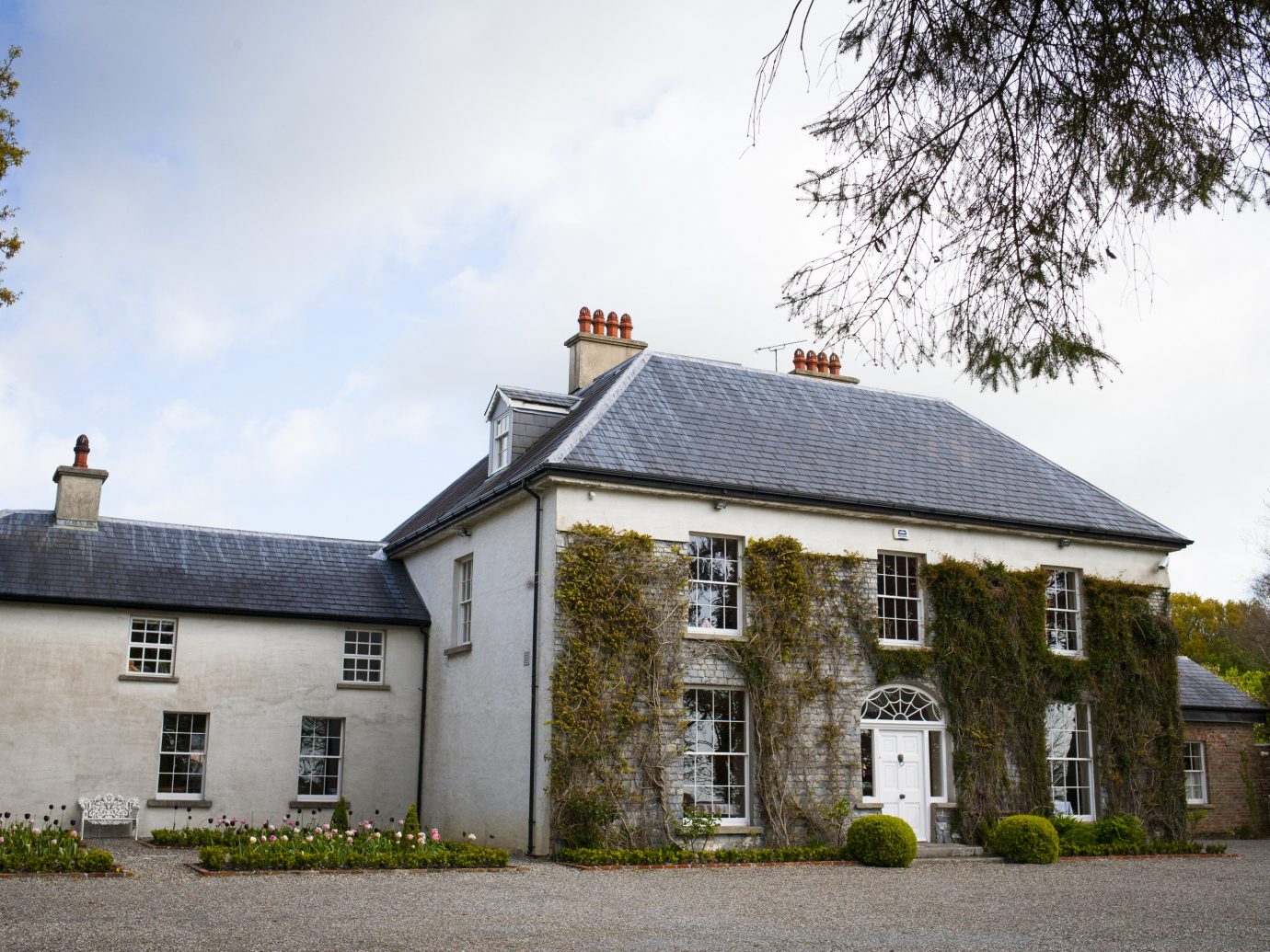 europe Hotels Ireland property house estate home cottage building farmhouse manor house mansion real estate roof facade window château tree sky Villa