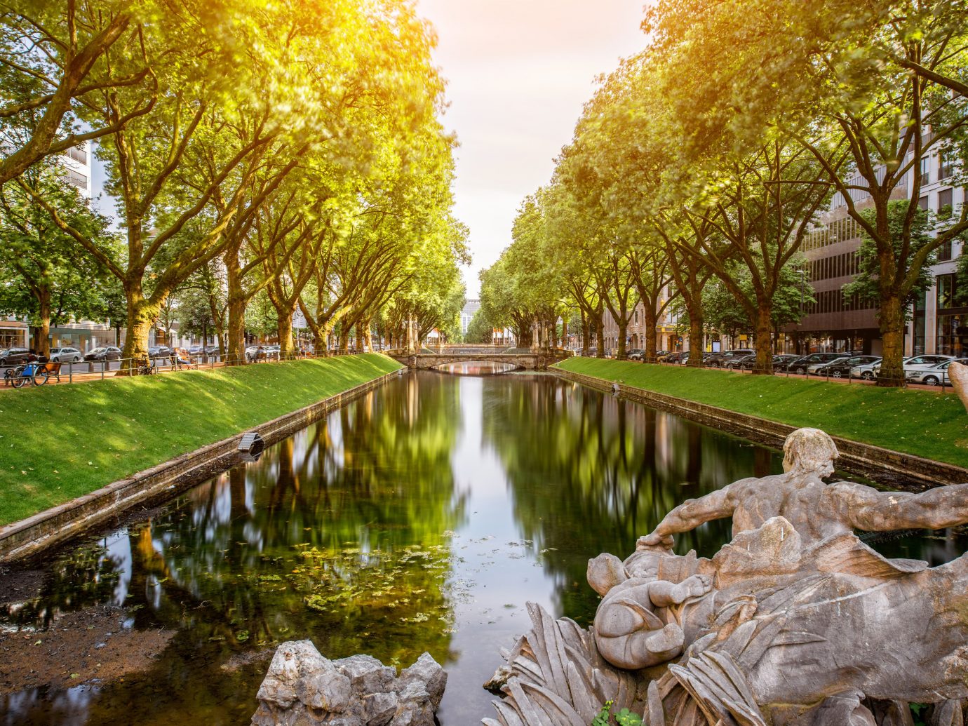 Berlin Germany Munich Trip Ideas water reflection waterway Nature tree leaf plant Canal bank sky watercourse autumn grass spring pond landscape reflecting pool recreation River water feature