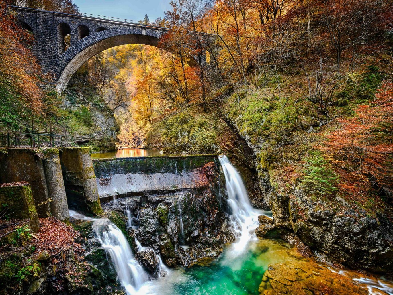 Croatia Eastern Europe europe Montenegro Slovenia Trip Ideas water Nature Waterfall leaf body of water vegetation watercourse nature reserve autumn stream tree water feature River reflection landscape creek plant water resources chute state park arroyo rock