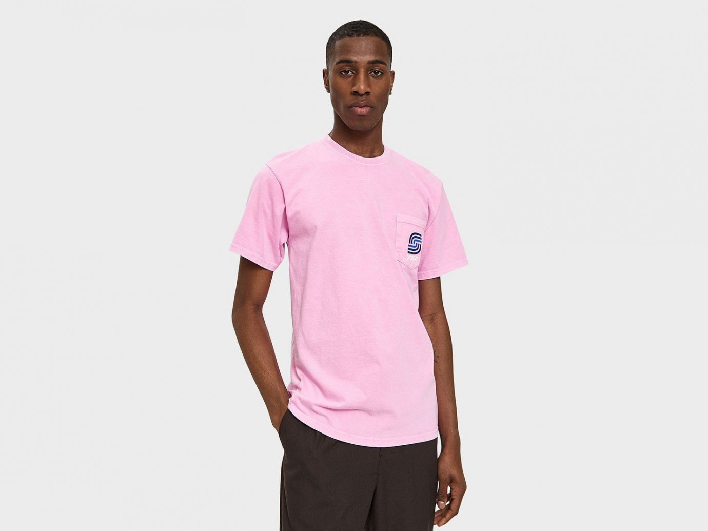 Spring Travel Style + Design Summer Travel Travel Shop t shirt clothing pink white sleeve standing person shoulder magenta neck joint arm sportswear pocket product posing