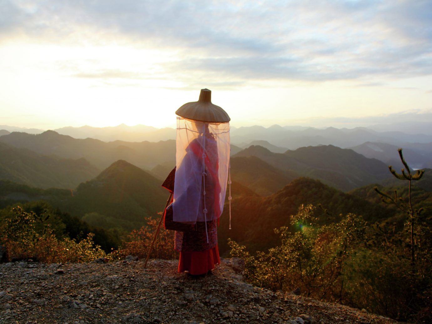 woman on top of mountain, REI Adventures Japan Hiking – Kumano Kodo & Nakasendo