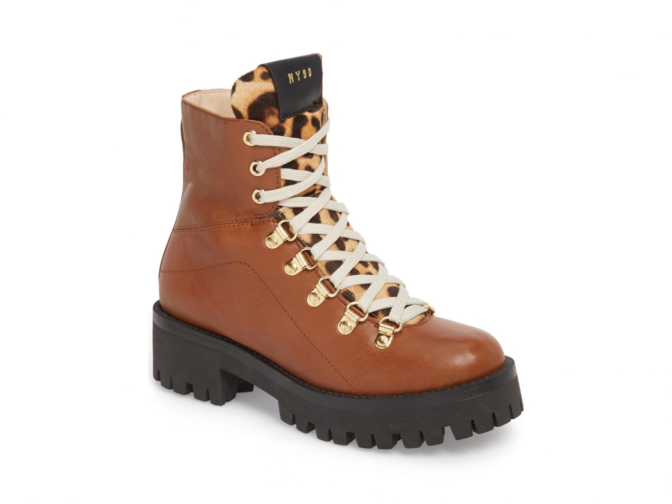 Hiking boots: Steve Madden Boom Hiker Boot with Genuine Calf Hair