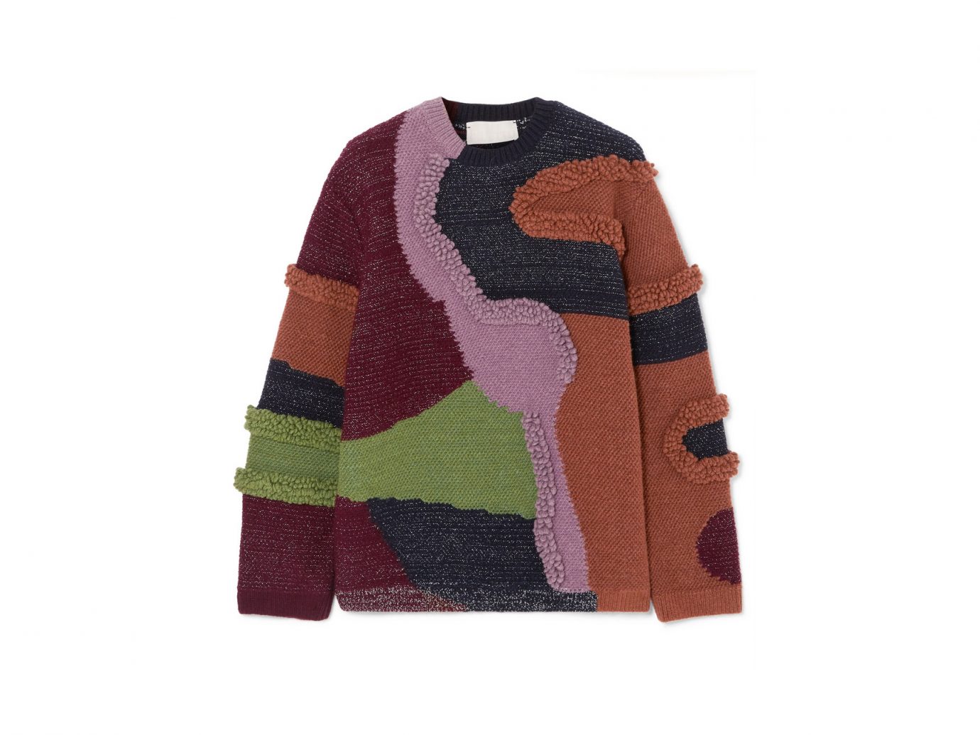 PETER PILOTTO Patchwork cotton-blend sweater