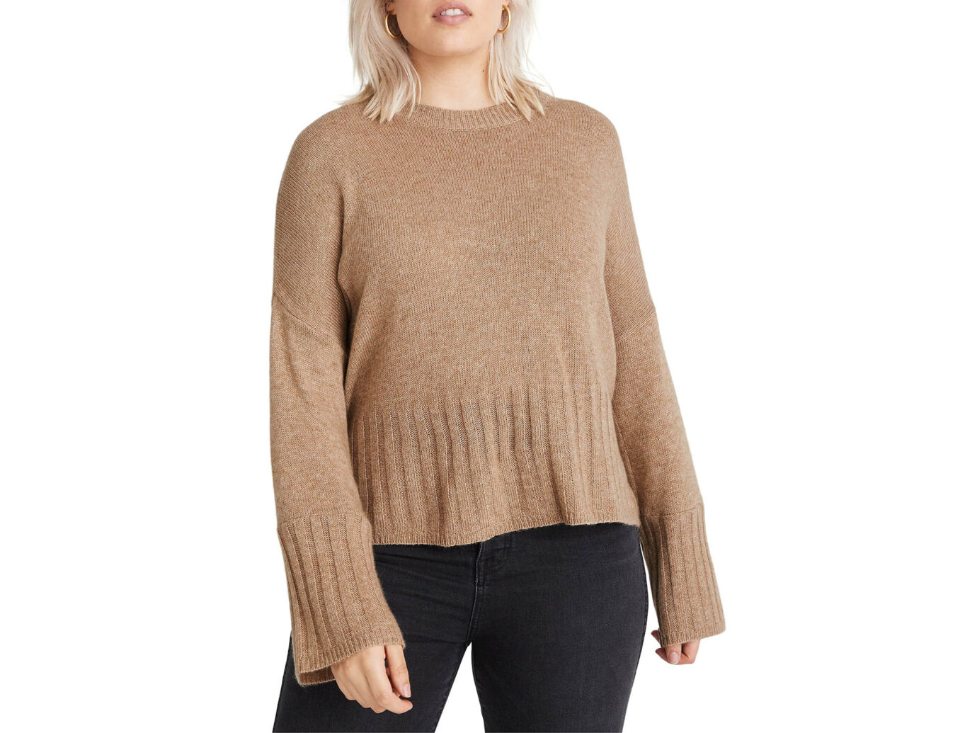 Madewell Ayres Wide Sleeve Pullover Sweater