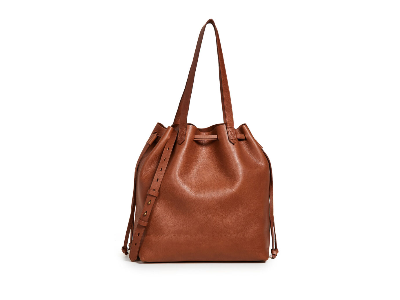 Madewell Medium Transport Tote Bag with Drawcord