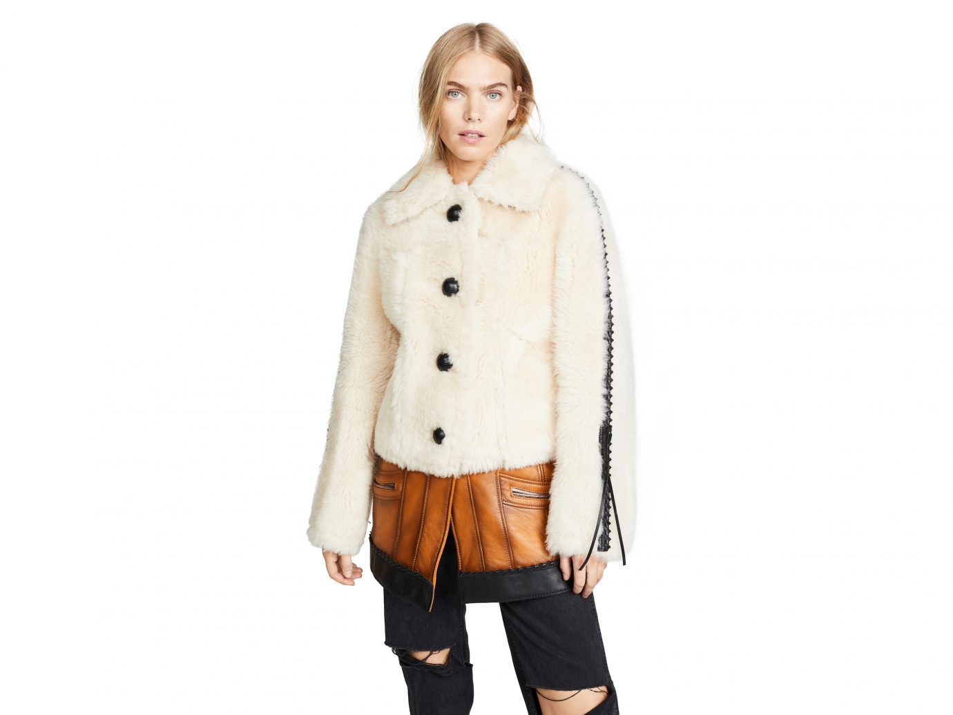 Coach 1941 Shearling Leather Coat