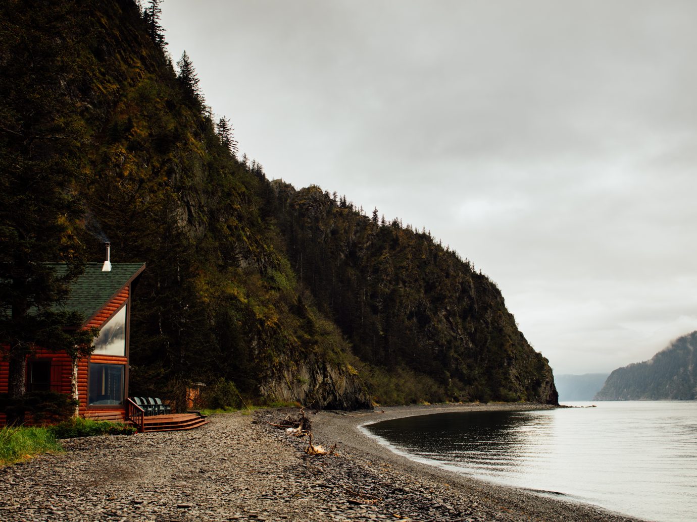Lake view at Kenai Fjords Wilderness Lodge, Alaska