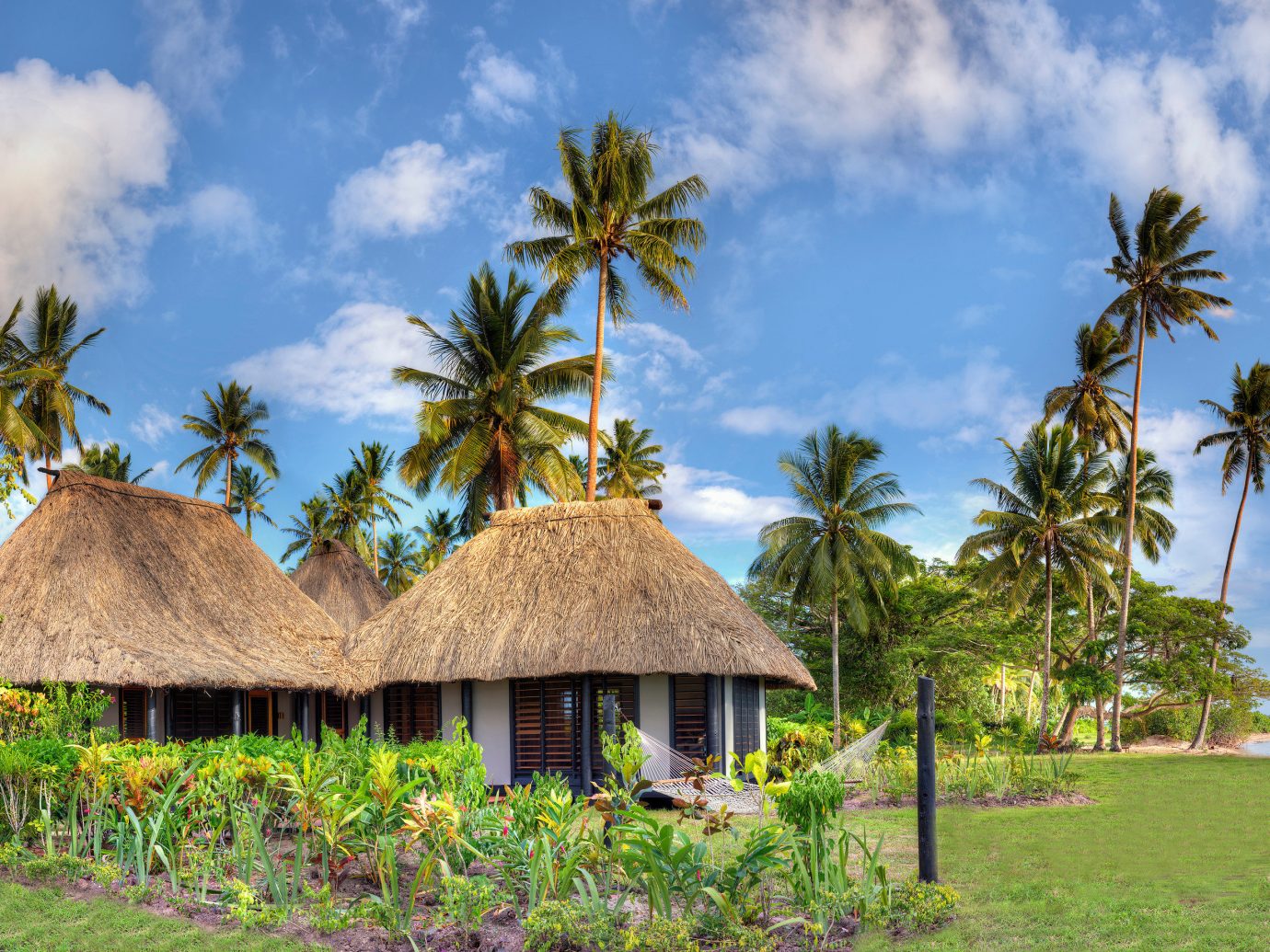 Huts at Jean-Michel Cousteau Resort