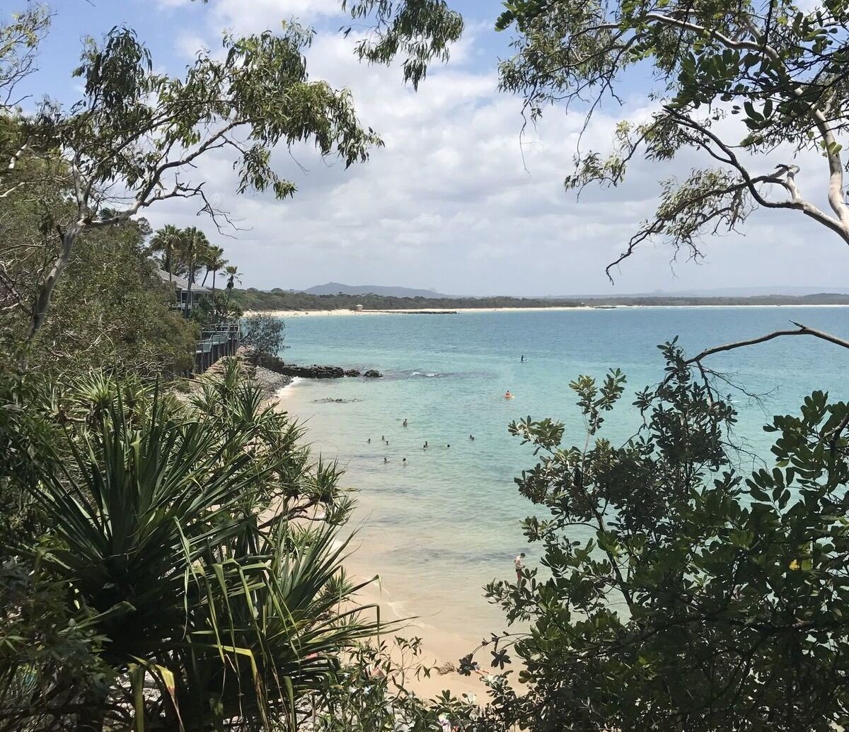 Noosa beach in Australia
