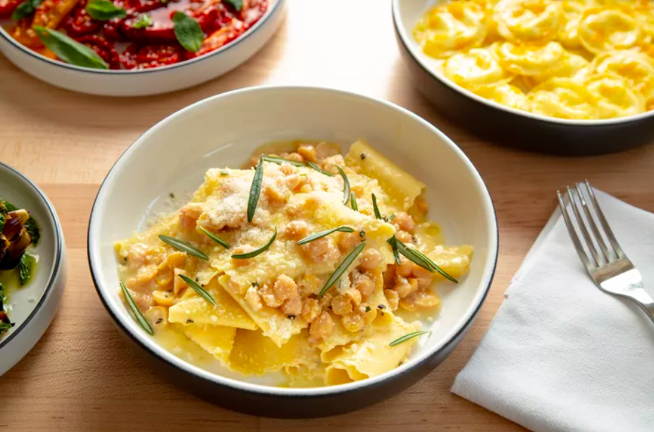 chickpea pappardelle from Misi
