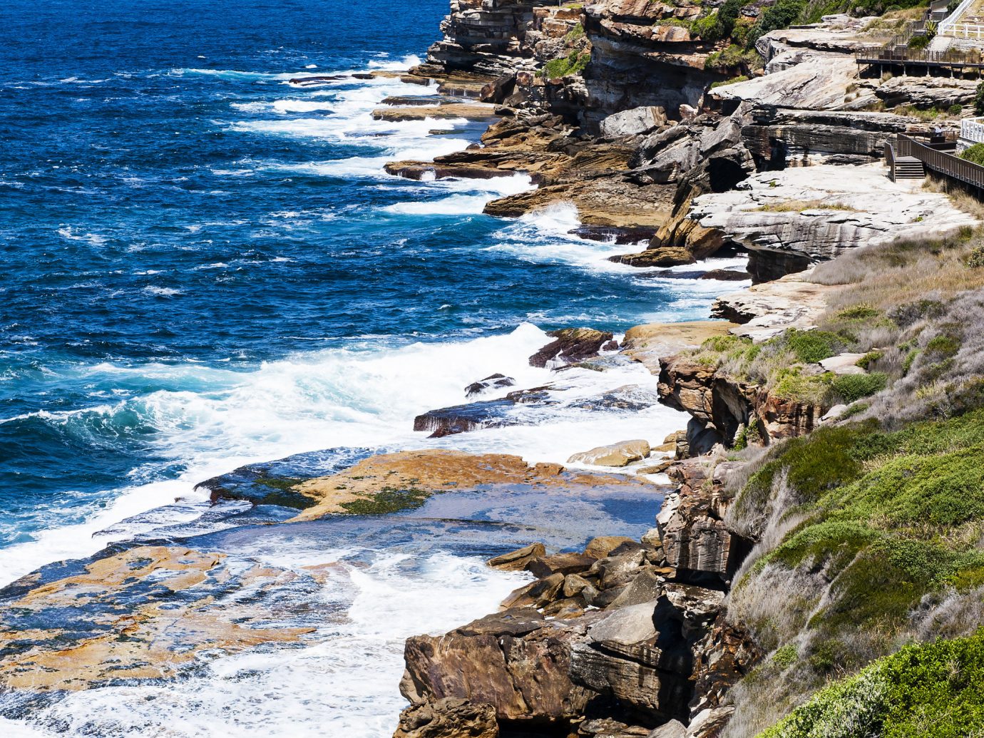 Rocks in Coogee Beach, Australia