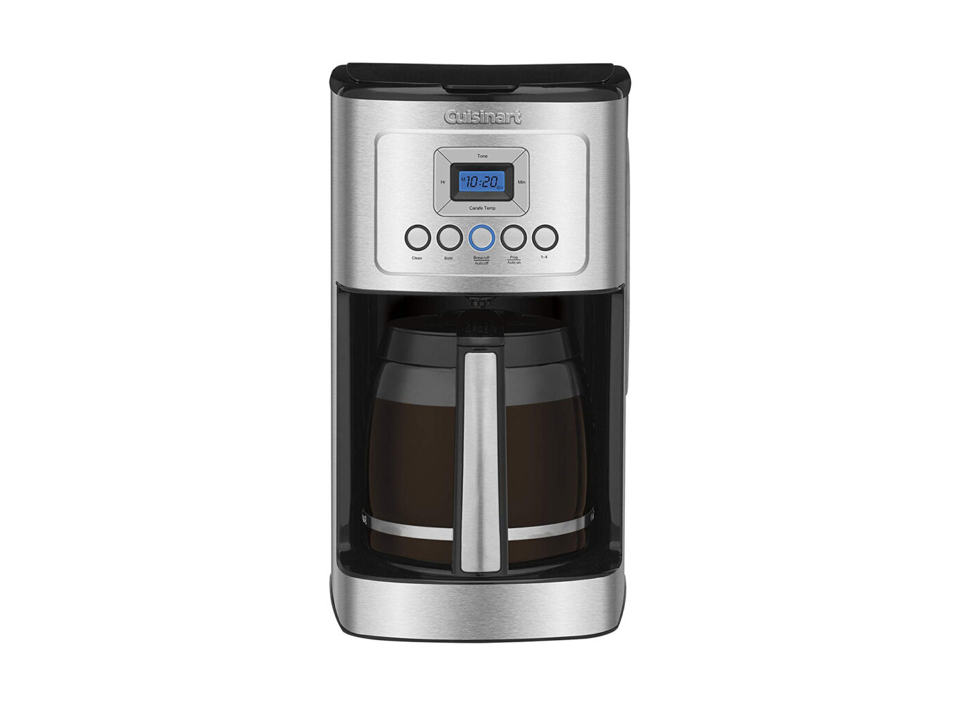 Cuisinart 14-Cup Glass Carafe with Stainless Steel Handle Programmable Coffeemaker