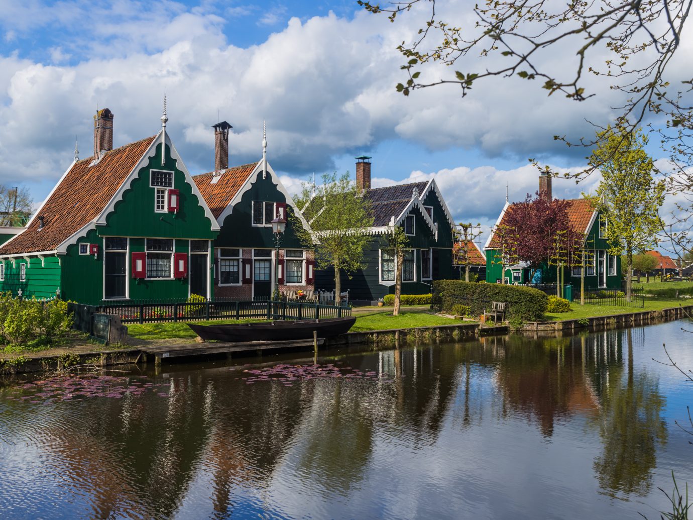 Village Zaanse Schans in Netherlands