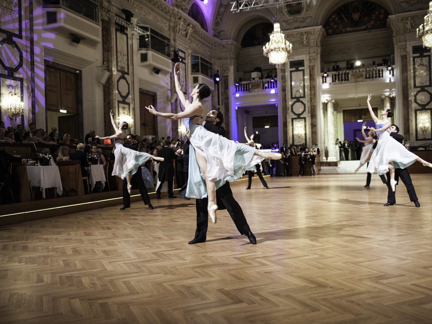 Ballet dancers at Confectioners' Ball