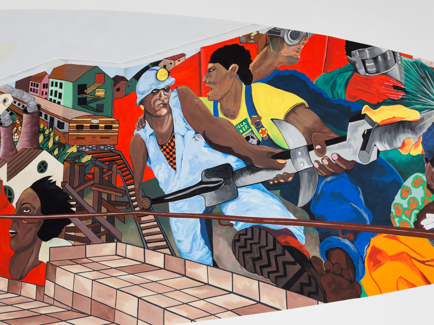 Pan African Unity Mural by Ângela Ferreira
