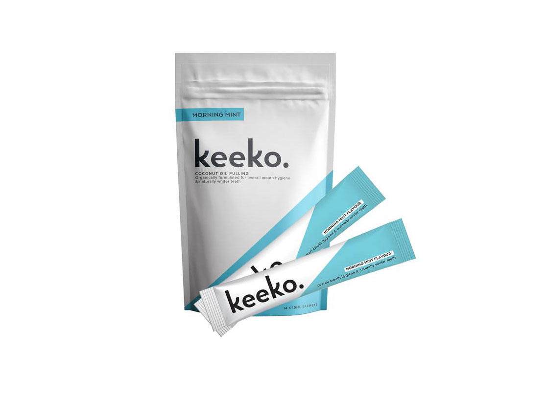 Keeko Morning Mint Oil Pulling Sachets