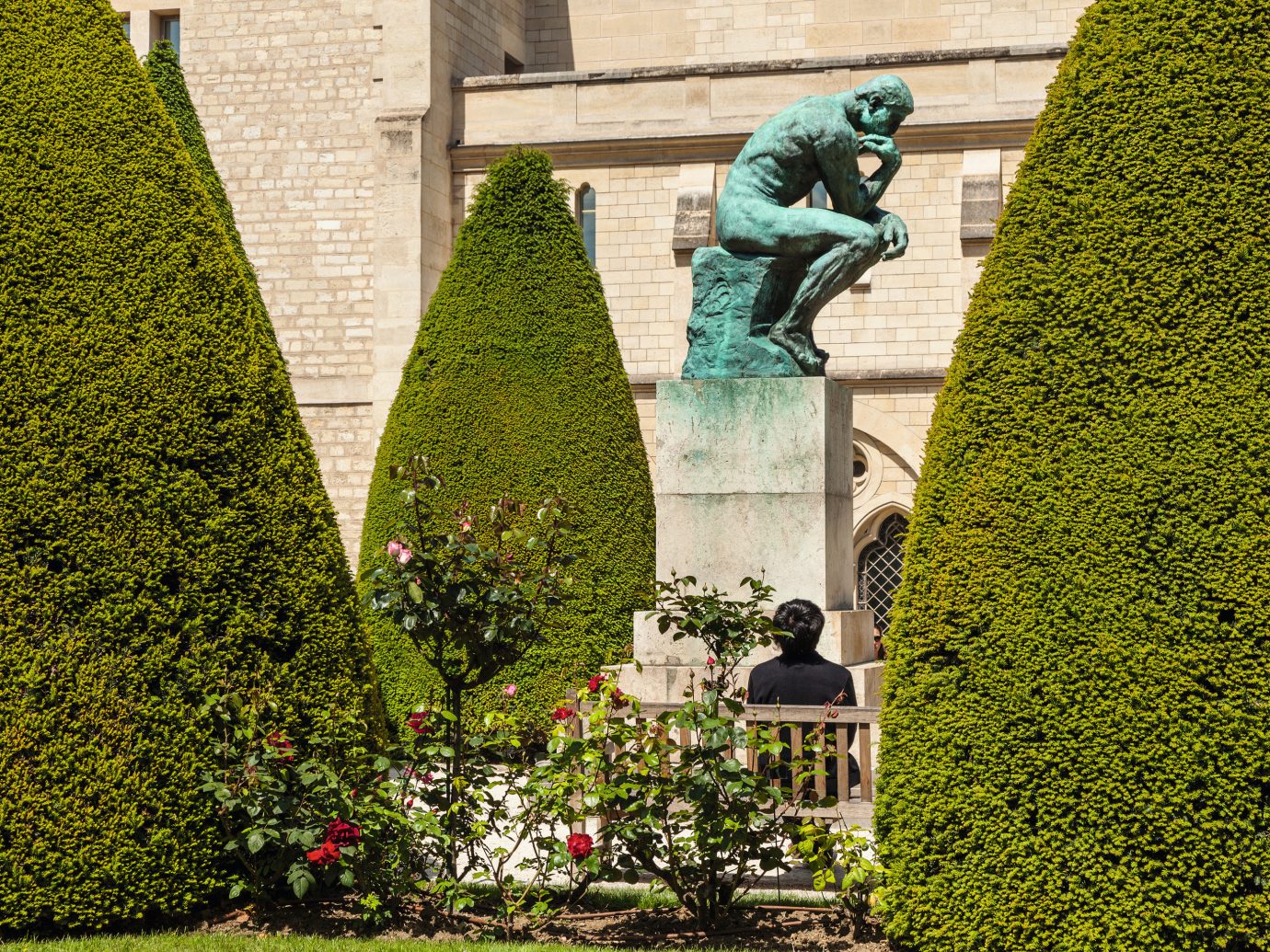 The Thinker statue at Musee Rodin