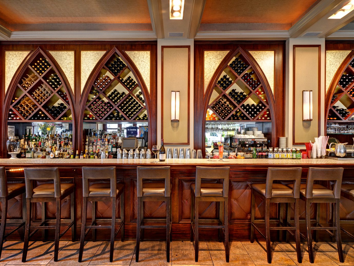 Bar inside Madison & Vine