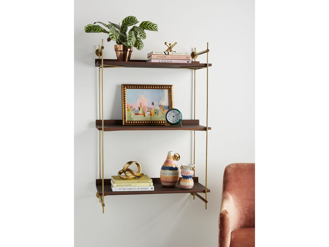 Anthropologie Astoria Wall Mounted Shelving Unit
