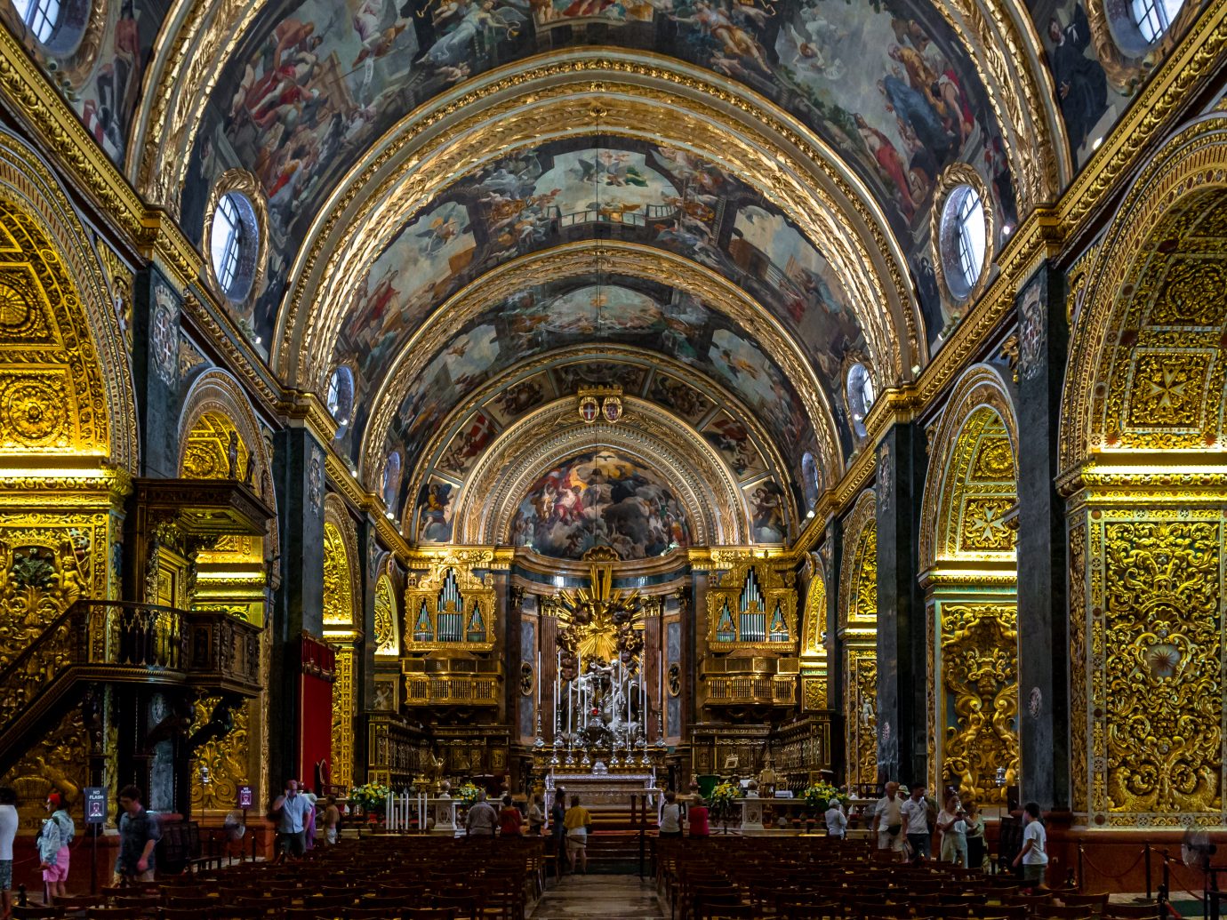 Interior of St John's Co-Cathedral - Valletta, Malta