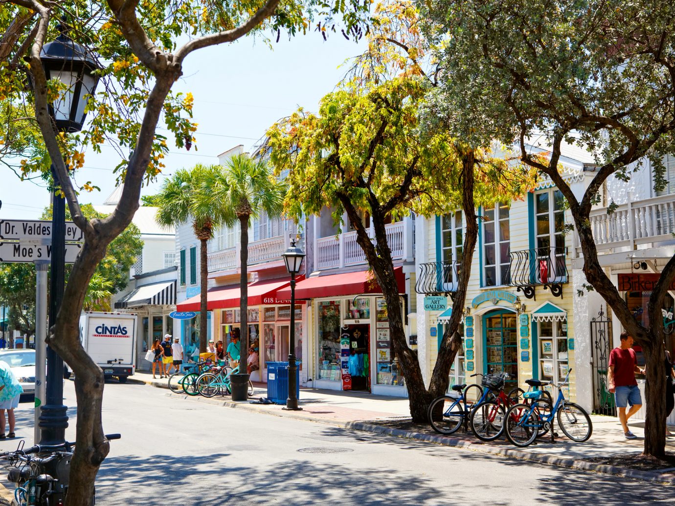 Key West: The historic and popular center and Duval Street in downtown Key West.