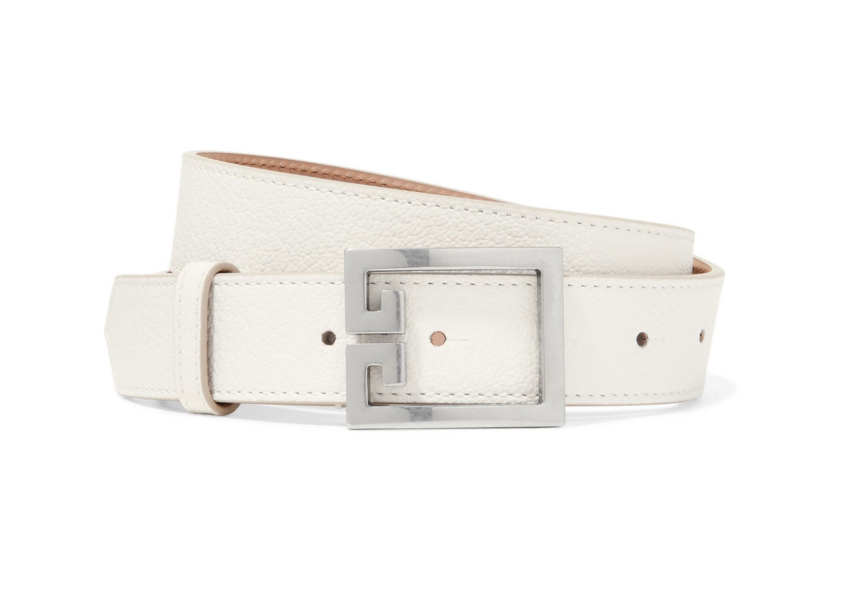 Givenchy GV3 Textured-leather Belt