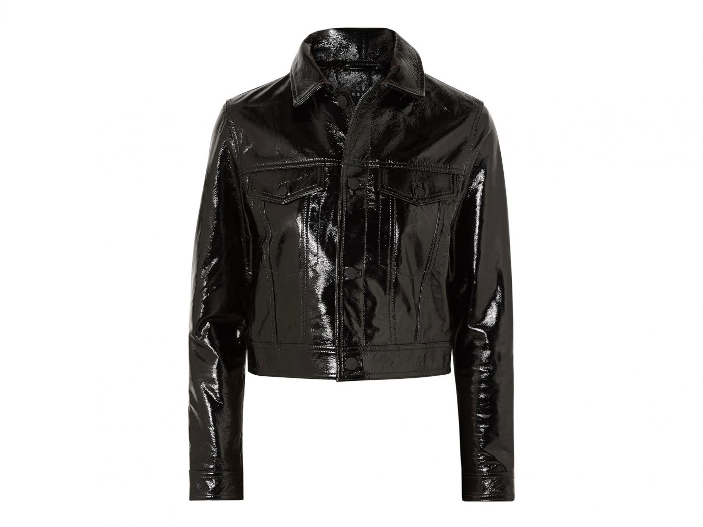Ksubi A2B Textured Patent-leather Jacket