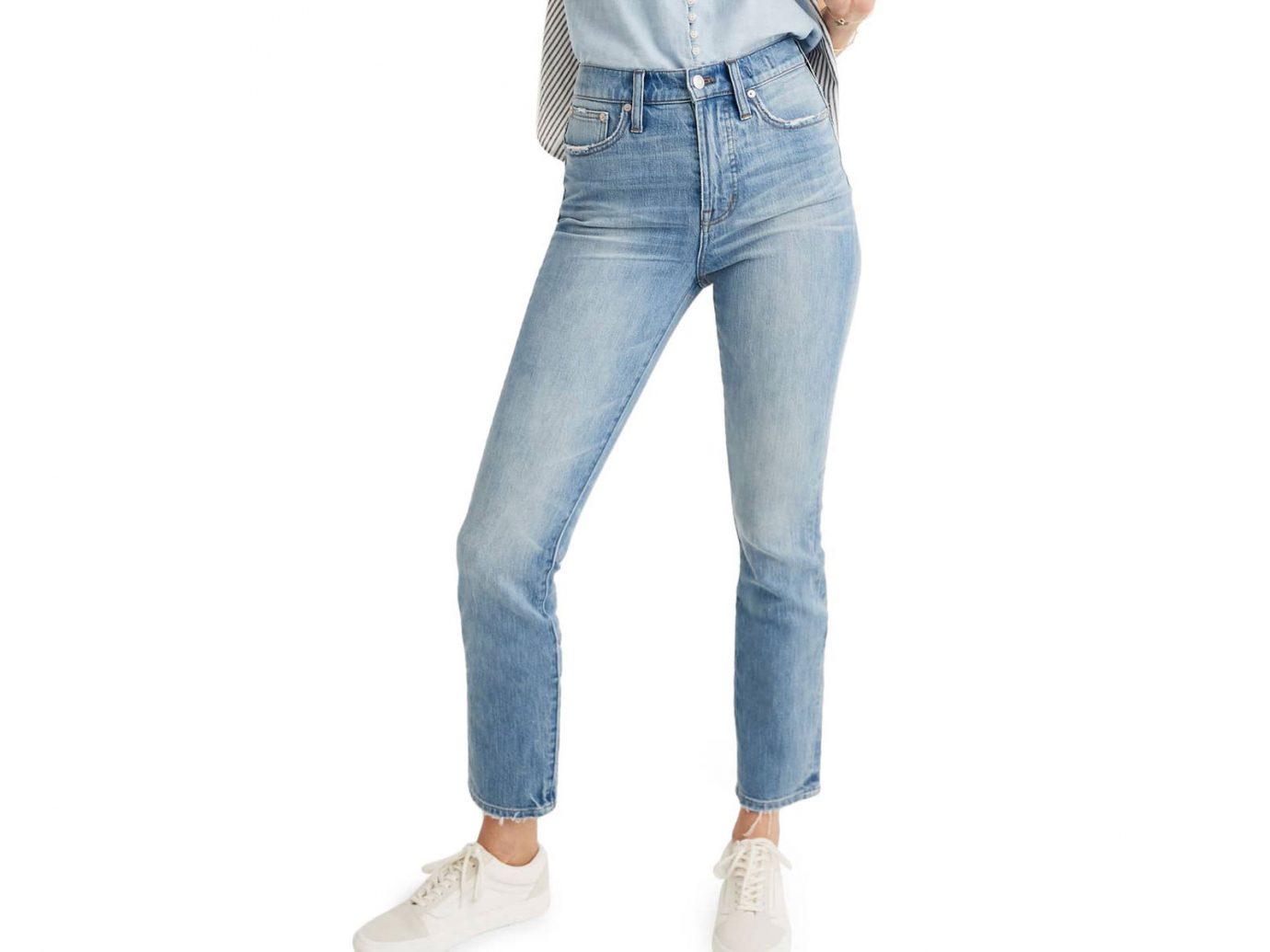 Madewell The Perfect Vintage Heart Patch High Waist Jeans