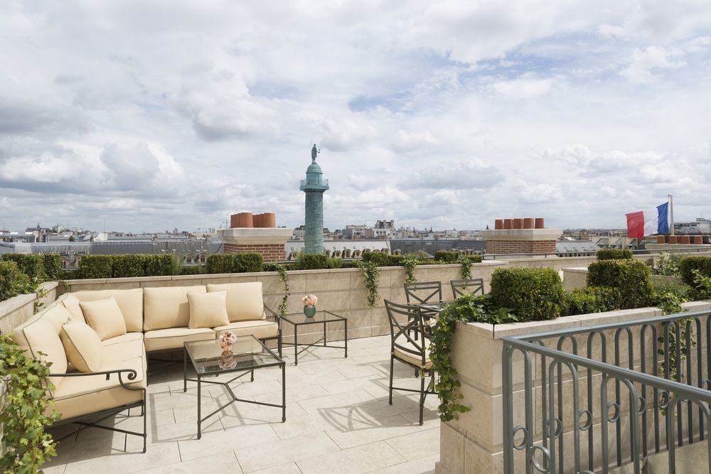 balcony at Ritz Paris