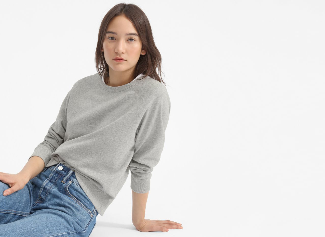 Everlane The Lightweight French Terry Crew