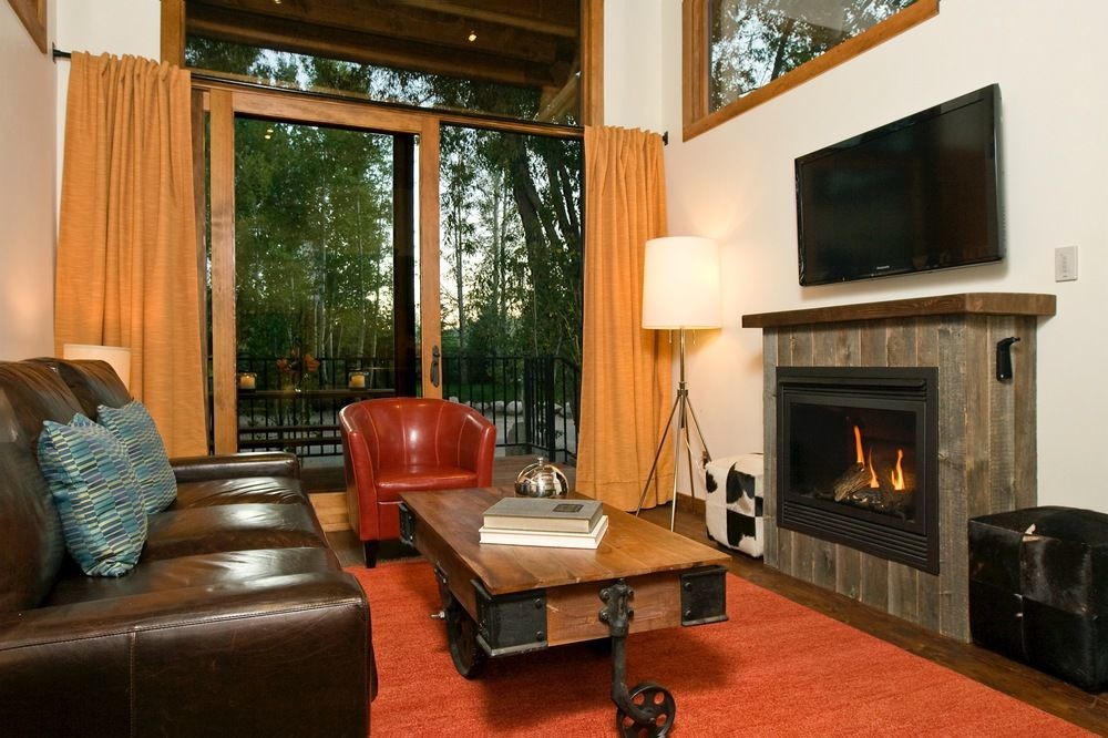 Living room at Fireside Resort