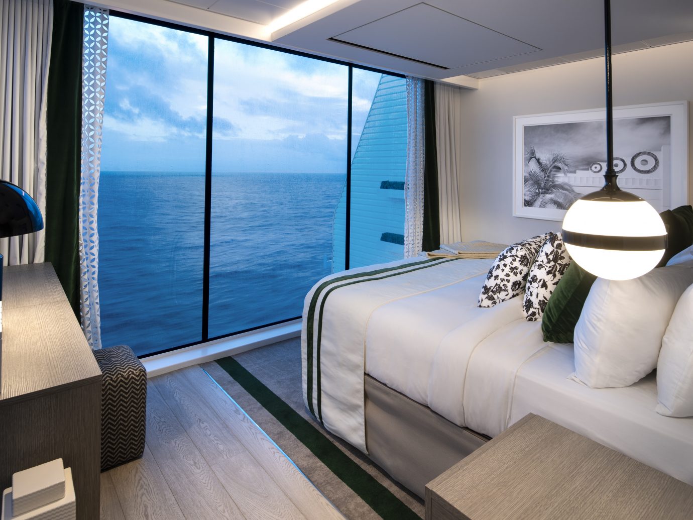 Bedroom of Edge Villa at Celebrity Cruises