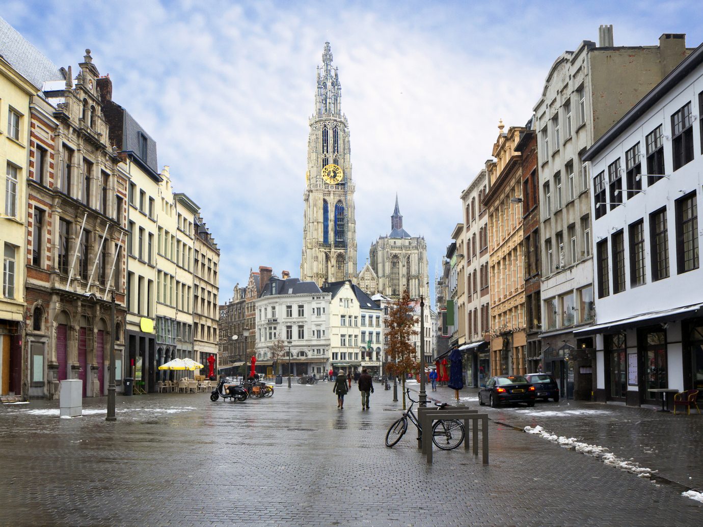 View of The Cathedral of our lady in Antwerp