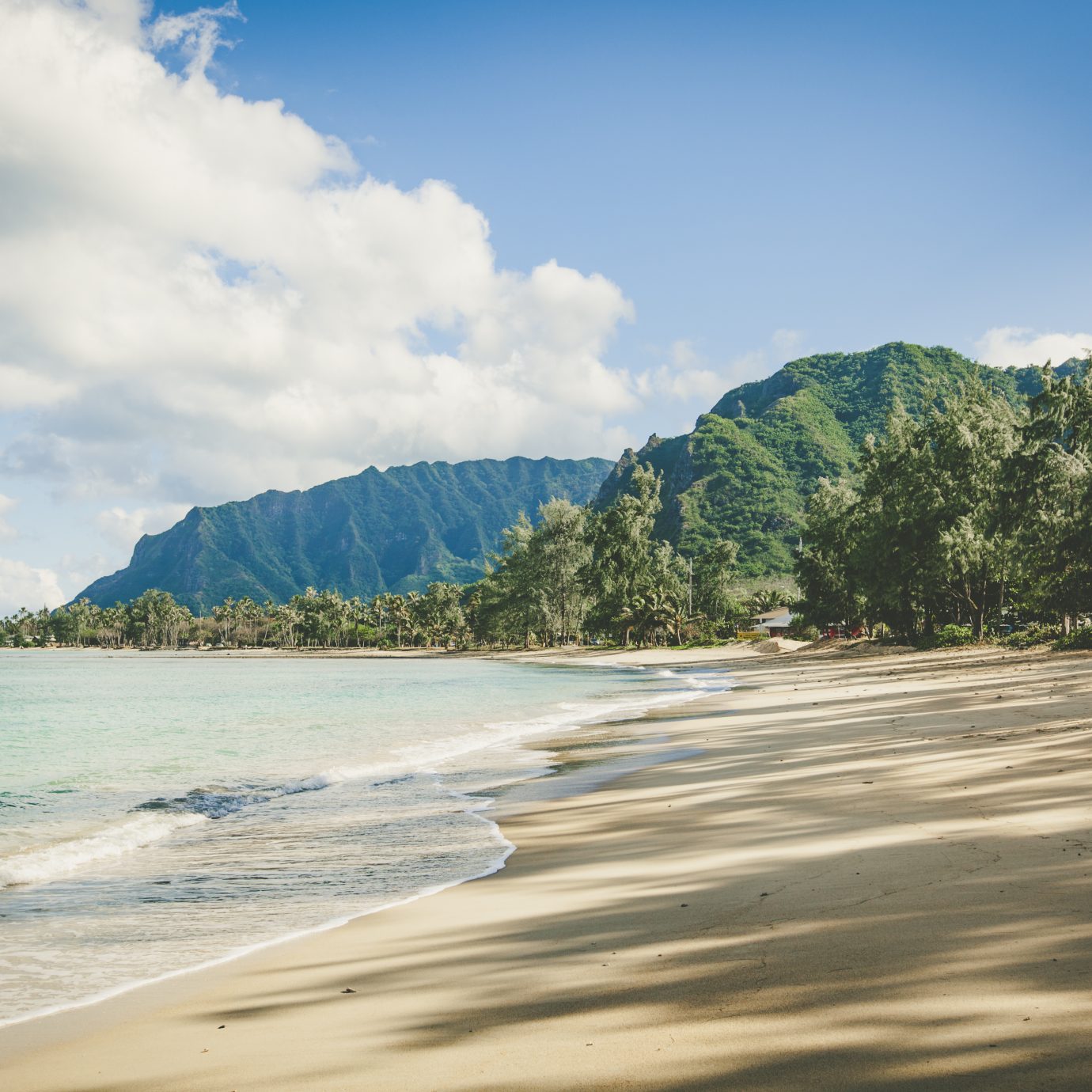 beach on oahu island, hawaii islands.